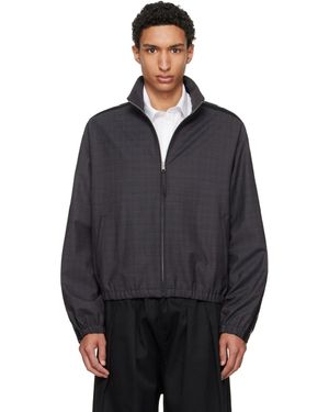 Moschino Logo Tape Jacket - Blue