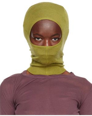 Rick Owens Passe-montagne skull vert