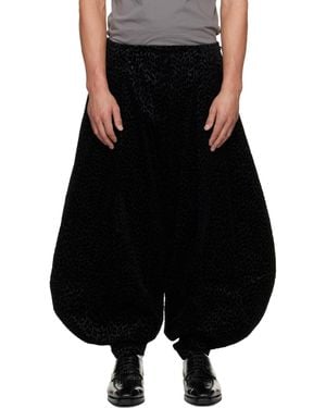 Comme des Garçons Casual Trousers With Belt Loops - Black