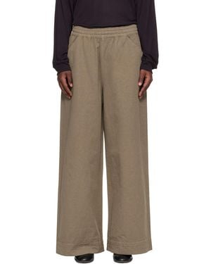YMC Khaki Envelope Trousers - Multicolour