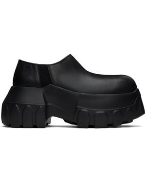 Rick Owens Porterville Slip On Mega Tractor Loafers - Black