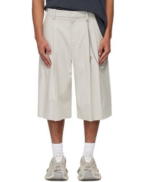 Alexander Wang Off- Chain Tailored Shorts - White