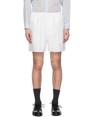 AURALEE Vent Shorts - White