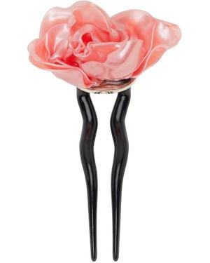 Tetier Bijoux Ssense Exclusive Rose Hair Pin - Red