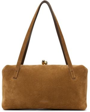 Jil Sander Tan Goji Pillow Small Bag - Brown