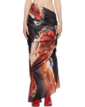 Tara Hakin Ssense限定 レッド Mermaid マキシスカート