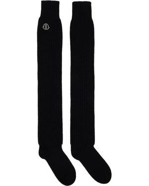 Rick Owens Moncler + Hiking Socks - Black