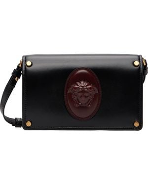 Versace ブラック ミニ Lou ナッパ バッグ