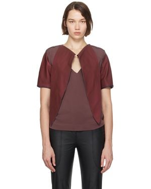 Ecco Burgundy Kiko Kostadinov Edition Eero Top - Red