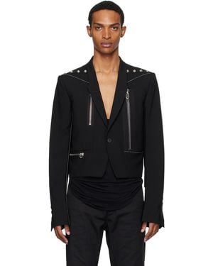 Rick Owens ブラック Concordians Alice テーラードジャケット