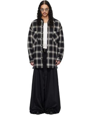 Lu'u Dan Fat Boy Flannel Shirt - Black