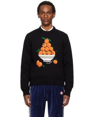 CASABLANCA 'Pyramide D'Oranges' Jumper - Black