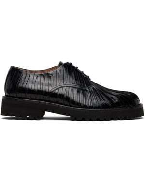 Marni Leather Strip Derbys - Black
