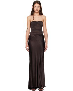 Bec & Bridge Dua Strapless Maxi Dress - Black