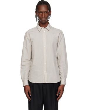 Maison Kitsuné Handwriting Casual Shirt - Black