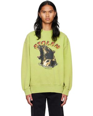 Stolen Girlfriends Club Wild Cat Sweatshirt - Yellow
