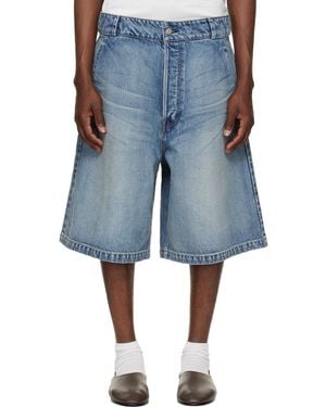 Fear Of God Utility Denim Shorts - Blue