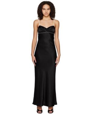 Anna October Waterlily Maxi Dress - Black