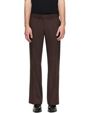 Ernest W. Baker Loose Fit Flare Trousers - Black