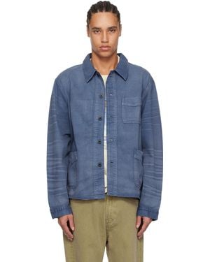 Polo Ralph Lauren ネイビー ユーティリティ デニムジャケット - ブルー