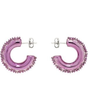 Justine Clenquet Nina Medium Earrings - Black