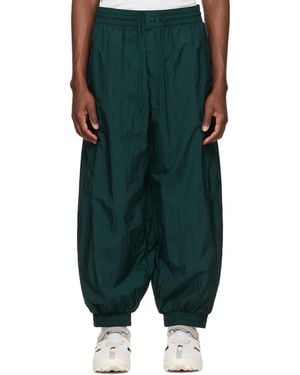 Y-3 Raw Edge 3 Stripes Nylon Shell Track Trousers - Green