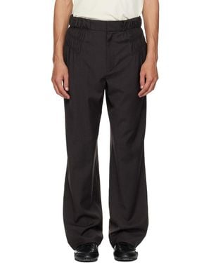 Kiko Kostadinov Minna Gathered Trousers - Black