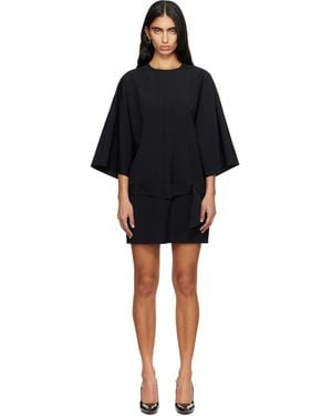 MM6 by Maison Margiela Belted Minidress - Black