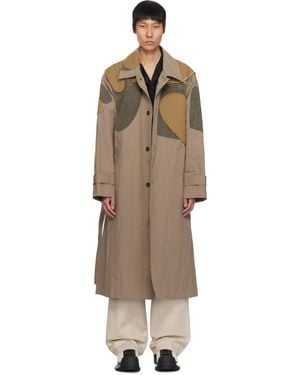 Craig Green Utility Patch Trench Coat - Black