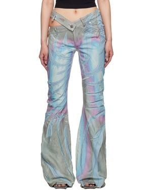 MASHA POPOVA Graphic Jeans - Blue