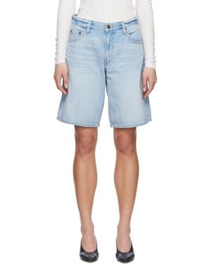 Levi's Short De Papa Ample Bleu En Denim