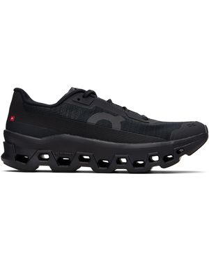 On Shoes Cloudmster Void Trainers - Black