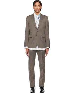 Dries Van Noten Slim-Fit Suit - Black