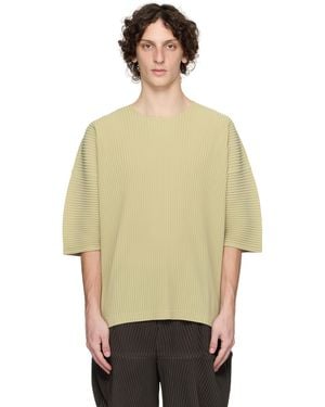 Homme Plissé Issey Miyake Monthly Colour May T-Shirt - Natural