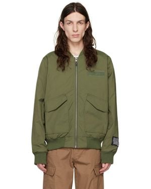 Ksubi Ssense Exclusive Royalty Bomber Jacket - Green