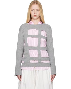Comme des Garçons Geometric Cutouts Jumper - Multicolour
