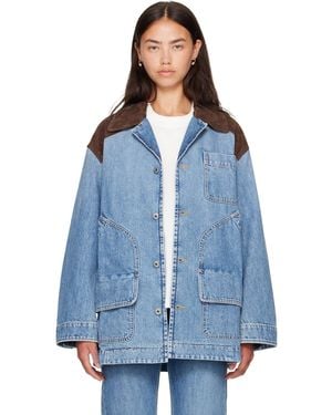 Bottega Veneta Vintage Indigo Denim Jacket - Blue