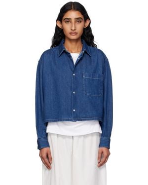 A.P.C. Samantha Denim Overshirt - Blue