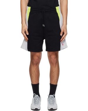 CASABLANCA Colourblock Sweat Shorts - Black