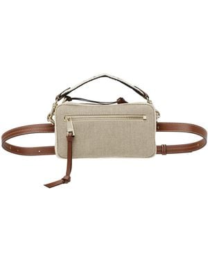 Chloé Beige Woody Belt Bag - Black