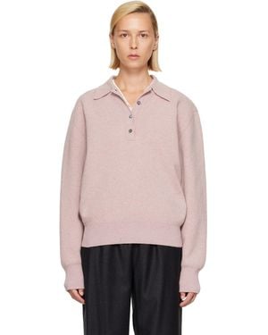 Rohe Compact Mouliné Polo - Pink
