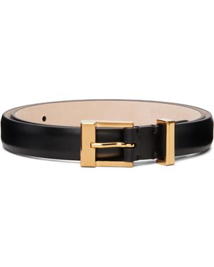 KHAITE Manhattan Belt - Black