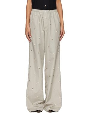 Rier Crocus Edelweiss Popeline Pants - Grey