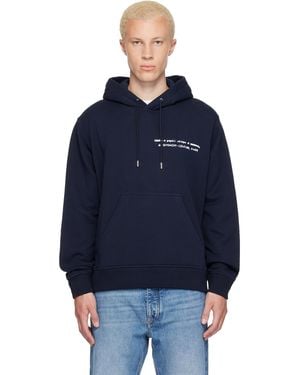 Givenchy Couture Seam Archive Print Hoodie - Blue