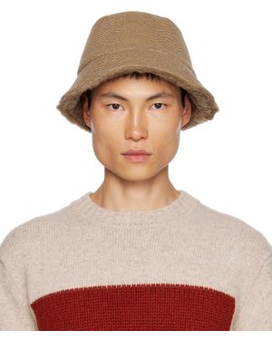 Max Mara Beige Fiducia Bucket Hat - Natural