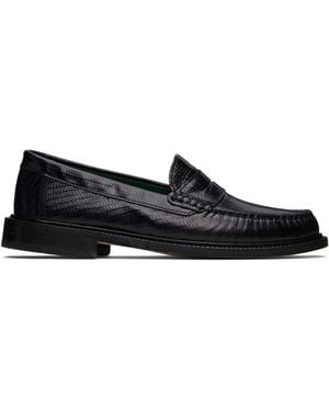 VINNY'S Yardee Mocassin Loafers - Black