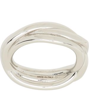 Jil Sander Bague Texturée - Métallisé