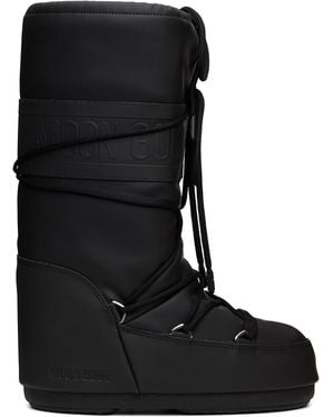 Moon Boot Icon Rubber Boots - Black