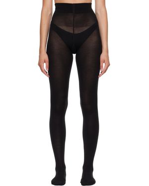 Wolford Cashmere & Silk Tights - Black