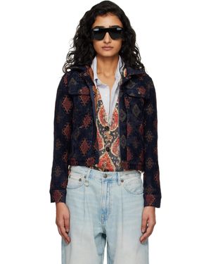 R13 Relaxed Trucker Jacket - Black